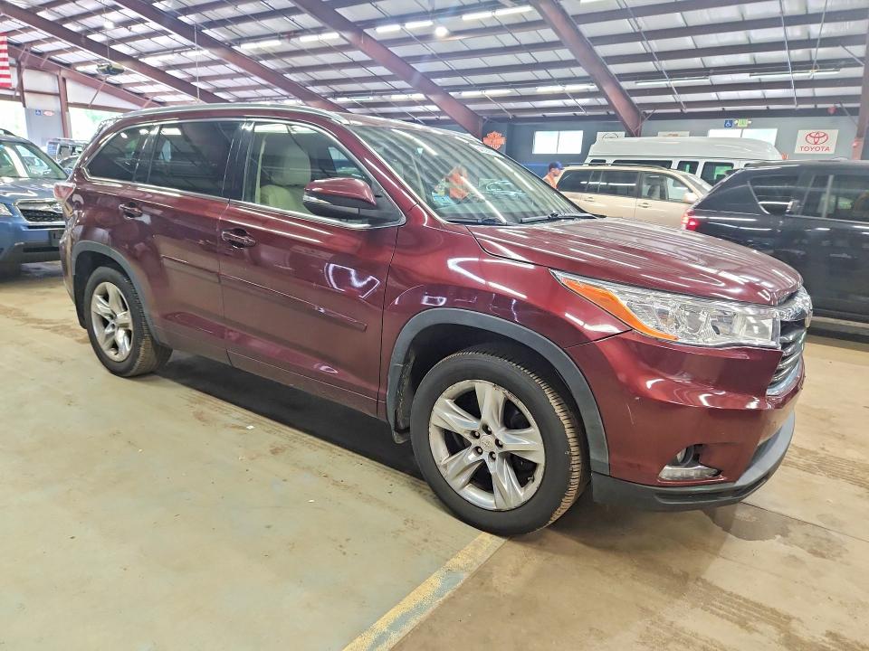 2014 Toyota Highlander VIN 5TDDKRFH1ES008917 COPART salvage auction — SIDE, Ma - Certificate Of Title (P), sold $12,500 on 2026-07-17 (photo 4)