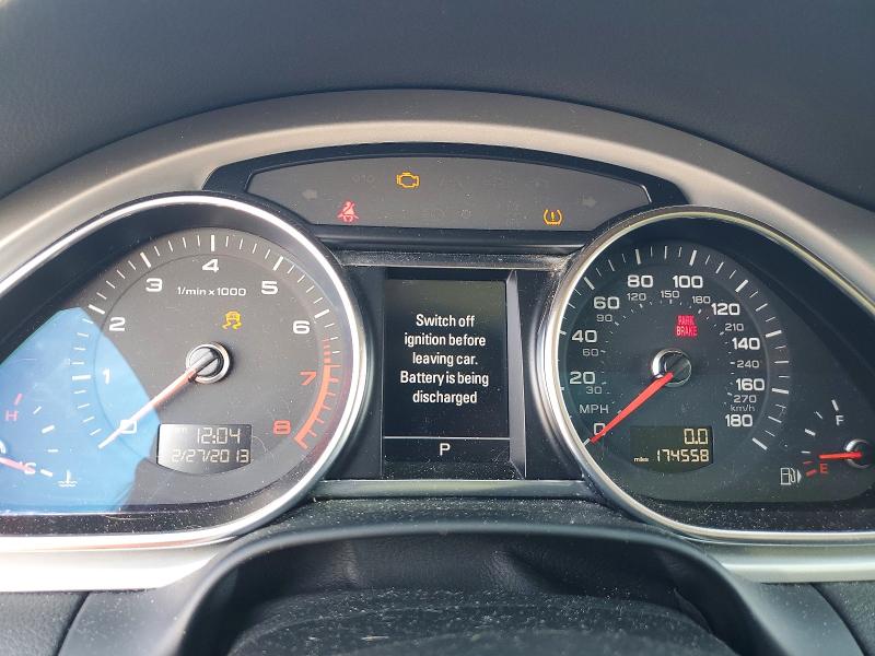 2015 Audi Q7 VIN WA1DGAFE7FD003706 COPART salvage auction — MECHANICAL, Sc - Certificate Of Title, sold $675 on 2026-07-31 (photo 9)
