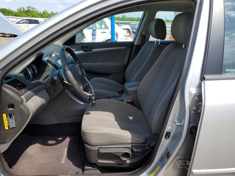 2010 Hyundai Sonata VIN 5NPET4AC5AH616889 COPART salvage auction — FRONT END, VA - CERT OF TITLE - SALVAGE, sold $275 on 2026-07-29 (photo 7)