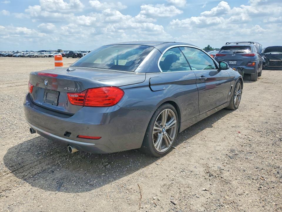 2016 BMW 4er VIN WBA3T3C56G5A41839 COPART salvage auction — HAIL, Tx - Certificate Of Title, sold $7,500 on 2026-07-20 (photo 3)