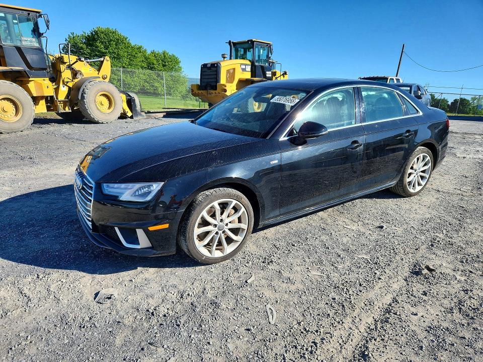 2019 Audi A4 VIN WAUDNAF43KN002783 COPART salvage auction — SIDE, Pa - Certificate Of Salvage, sold $625 on 2026-07-24 (photo 1)