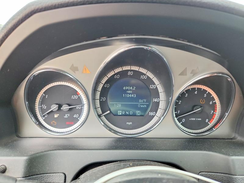 2009 Mercedes-benz C class VIN WDDGF81X99R065659 COPART salvage auction — UNDERCARRIAGE, Tx - Salvage Vehicle Title, sold $425 on 2026-07-16 (photo 9)