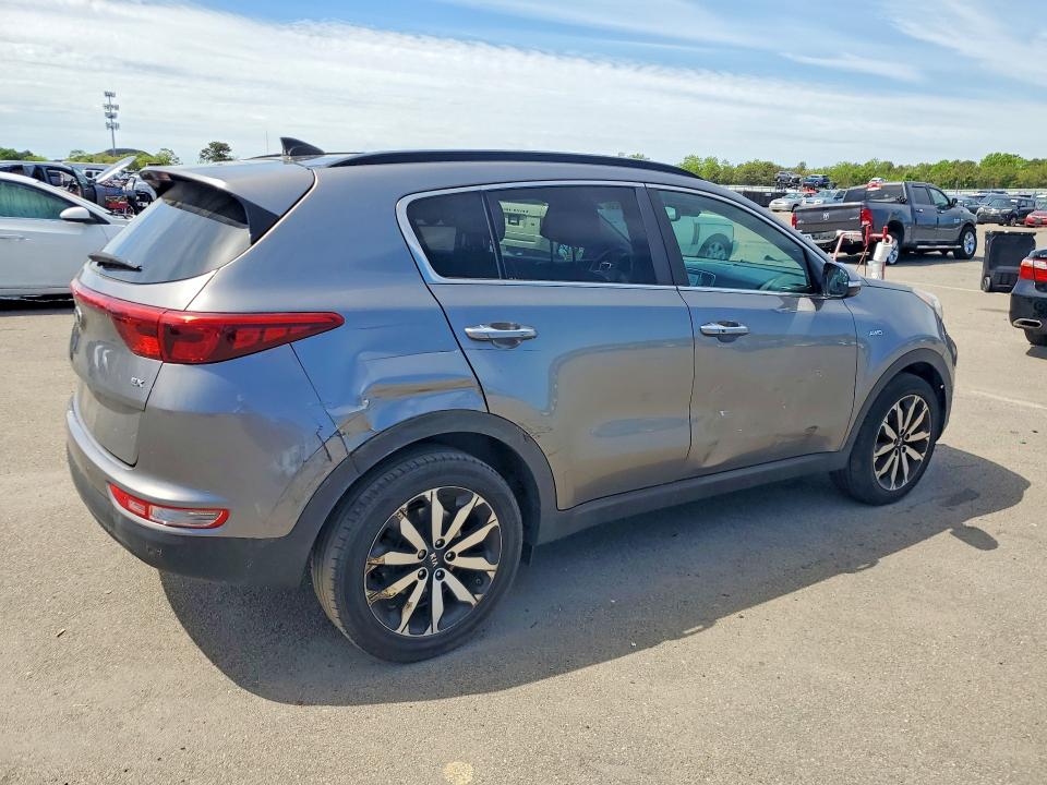 2018 Kia Sportage VIN KNDPNCAC8J7351399 COPART salvage auction — REAR END, NY - MV-907A SALVAGE CERTIFICATE, sold $4,050 on 2026-07-06 (photo 3)