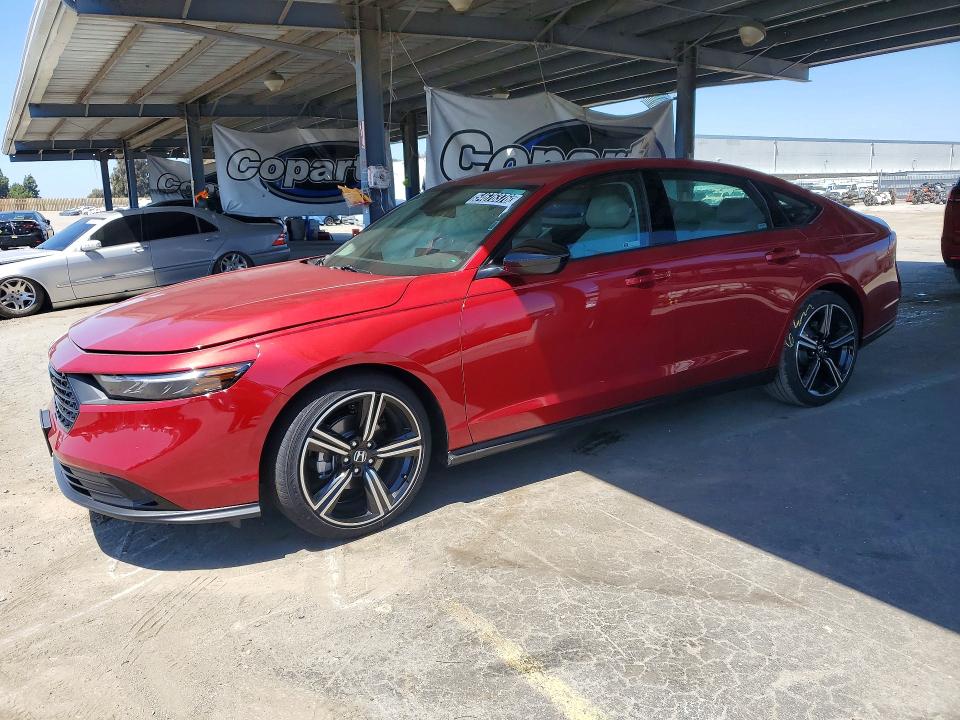 2026 Honda Accord VIN 1HGCY1F4XTA016812 COPART salvage auction — SIDE, Ca - Salvage Certificate, sold $1,000 on 2026-07-27 (photo 1)