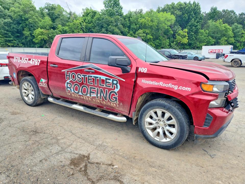 2022 Chevrolet Silverado VIN 1GCPWBEK7NZ151035 COPART salvage auction — FRONT END, La - Cert Of Title-Salvage, sold $7,100 on 2026-07-02 (photo 4)