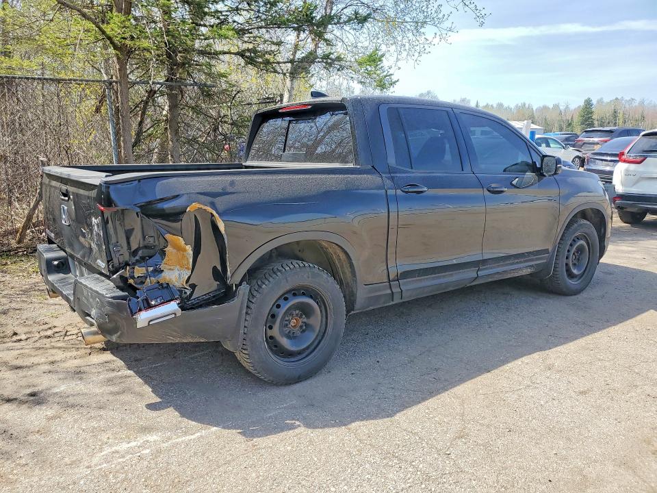 2021 Honda Ridgeline VIN 5FPYK3F88MB500904 COPART salvage auction — REAR END, ON - PERMIT SALVAGE, sold $12,600 on 2026-07-02 (photo 3)