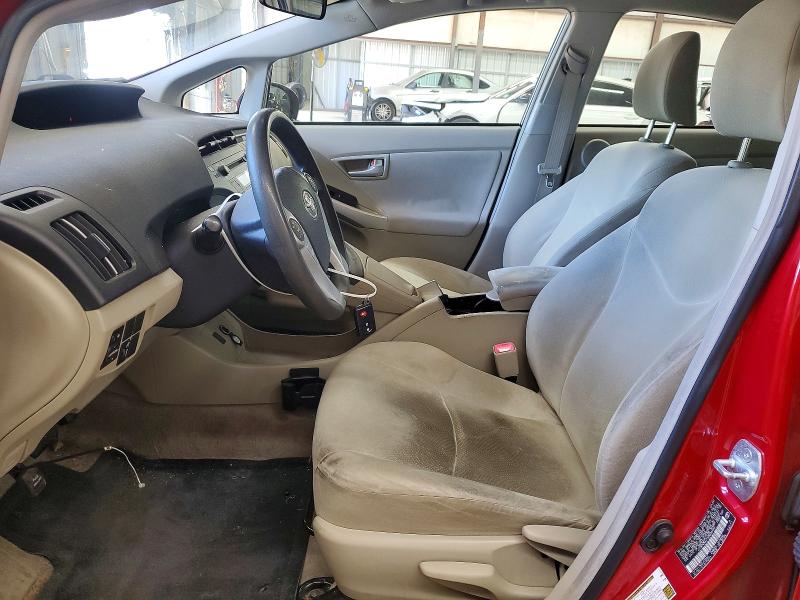 2010 Toyota Prius VIN JTDKN3DU1A0034443 COPART salvage auction — FRONT END, Nc - Salvage Certificate Of Title, sold $525 on 2026-07-08 (photo 7)