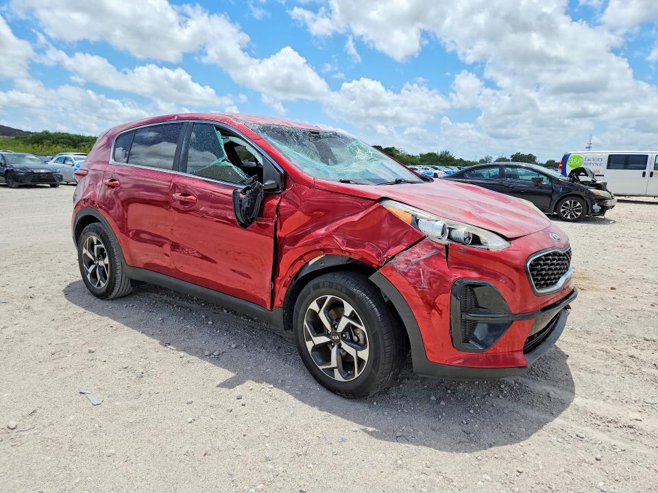 2022 Kia Sportage VIN KNDPM3ACXN7009753 COPART salvage auction — VANDALISM, Fl - Certificate Of Destruction, sold $2,450 on 2026-07-14 (photo 4)