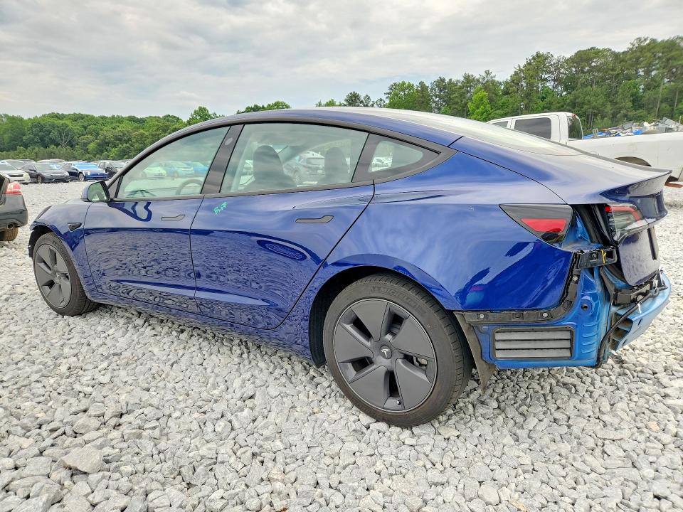 2023 Tesla Model 3 VIN 5YJ3E1EA0PF650979 COPART salvage auction — SIDE, Ga - Cert Of Title-Salvage, sold $7,300 on 2026-07-07 (photo 2)