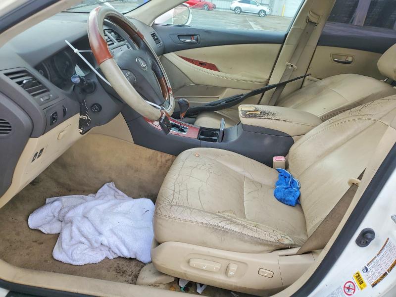 2007 Lexus Es 350 VIN JTHBJ46G472037552 COPART salvage auction — FRONT END, Ga - Cert Of Ttl-Slvg Manufctr Bybk, sold $700 on 2026-07-06 (photo 7)