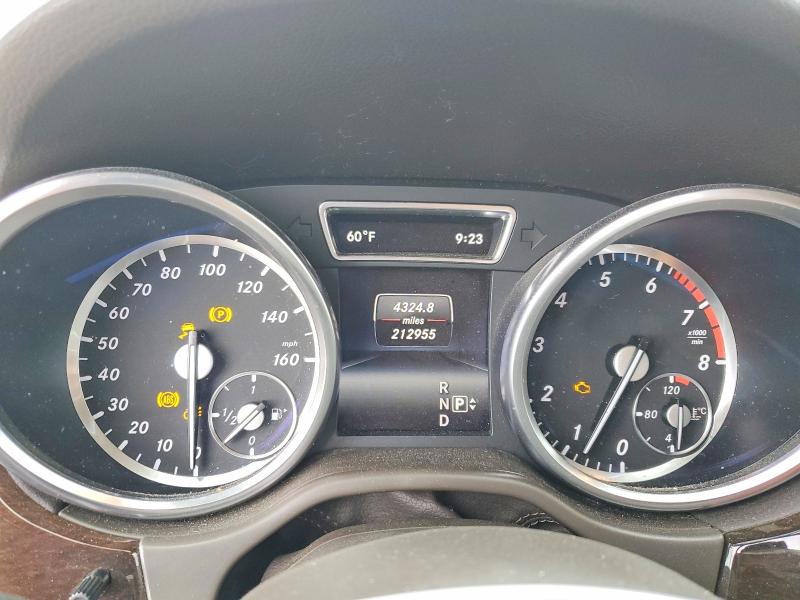 2015 Mercedes-benz Ml-class VIN 4JGDA5HB5FA605311 COPART salvage auction — MINOR DENT/SCRATCHES, Mt - Dis/Dlr/Exp Only Clean Title, sold $3,950 on 2026-07-02 (photo 9)