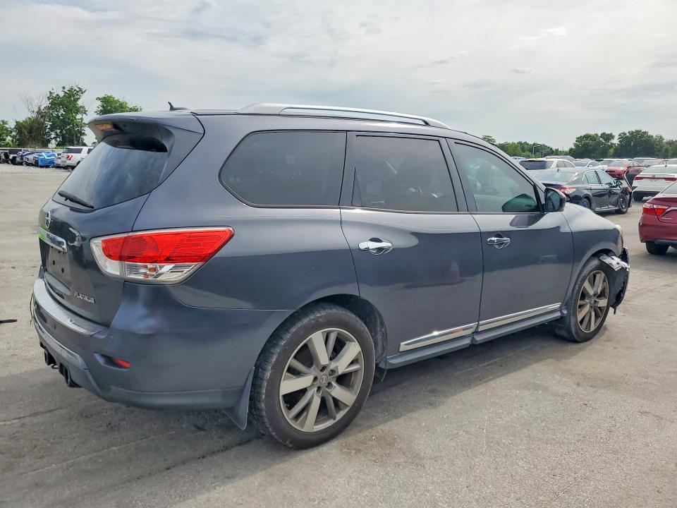2014 Nissan Pathfinder VIN 5N1AR2MN6EC710503 COPART salvage auction — FRONT END, Nj - Certificate Of Title, sold $1,350 on 2026-07-09 (photo 3)