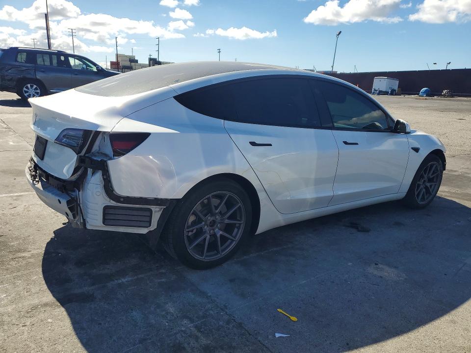 2023 Tesla Model 3 VIN 5YJ3E1EA3PF504298 COPART salvage auction — FRONT END, Ca - Salvage Certificate, sold $8,800 on 2026-07-10 (photo 3)