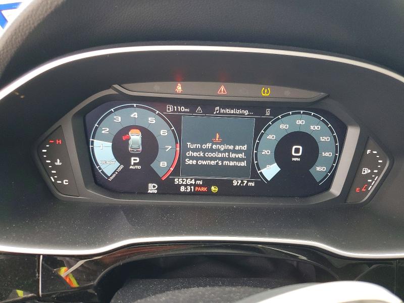 2022 Audi VIN WA1DECF39N1031345 COPART salvage auction — FRONT END, Tx - Salvage Vehicle Title, sold $10,300 on 2026-07-02 (photo 9)