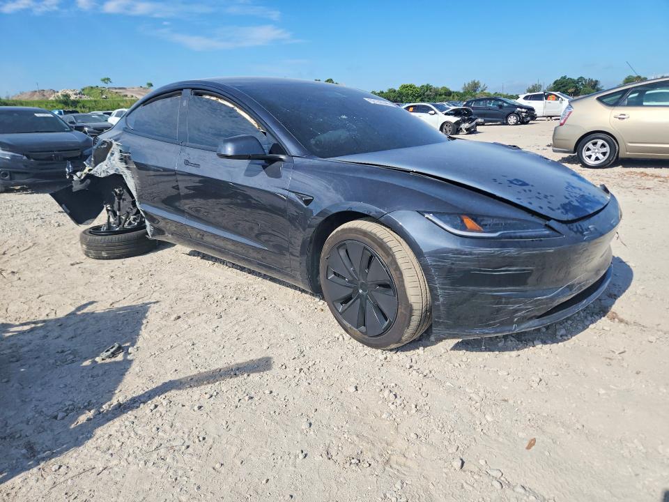 2026 Tesla Model 3 VIN 5YJ3E1EA5TF160208 COPART salvage auction — REAR END, Salvage Title, sold $5,200 on 2026-07-21 (photo 4)