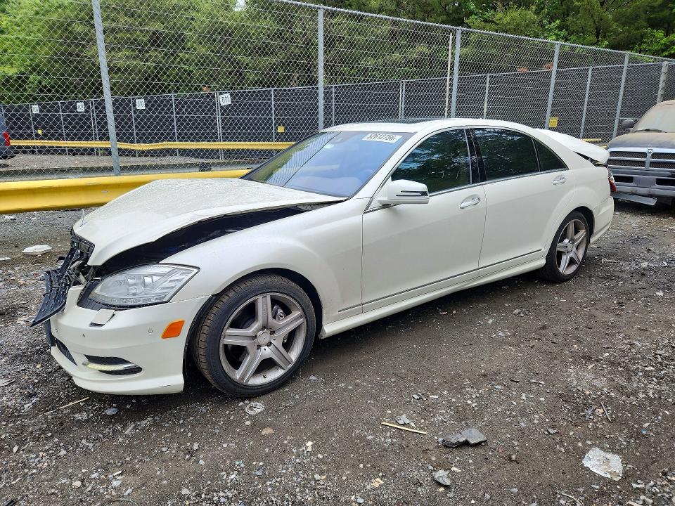 2010 Mercedes-benz S class VIN WDDNG8GB3AA316193 COPART salvage auction — FRONT END, MD - CERT OF SALVAGE > 75% DAMAGE (P), sold $950 on 2026-07-10 (photo 1)