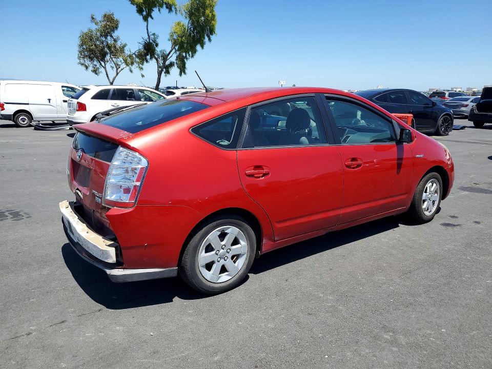2008 Toyt Prius VIN JTDKB20U283400573 COPART salvage auction — REAR END, CA - SALVAGE CERTIFICATE, sold $80 on 2026-07-29 (photo 3)