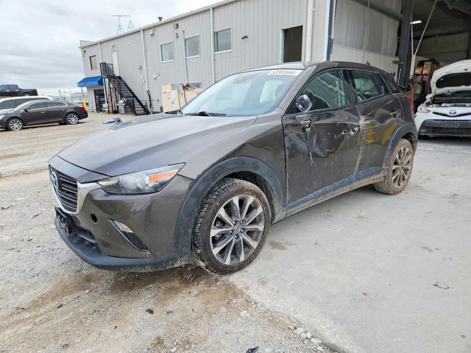 2019 Mazda Cx-3 VIN JM1DKFC75K0405944 COPART salvage auction — FRONT END, Ne - Cert Of Title-Salvage, sold $225 on 2026-07-28 (photo 1)