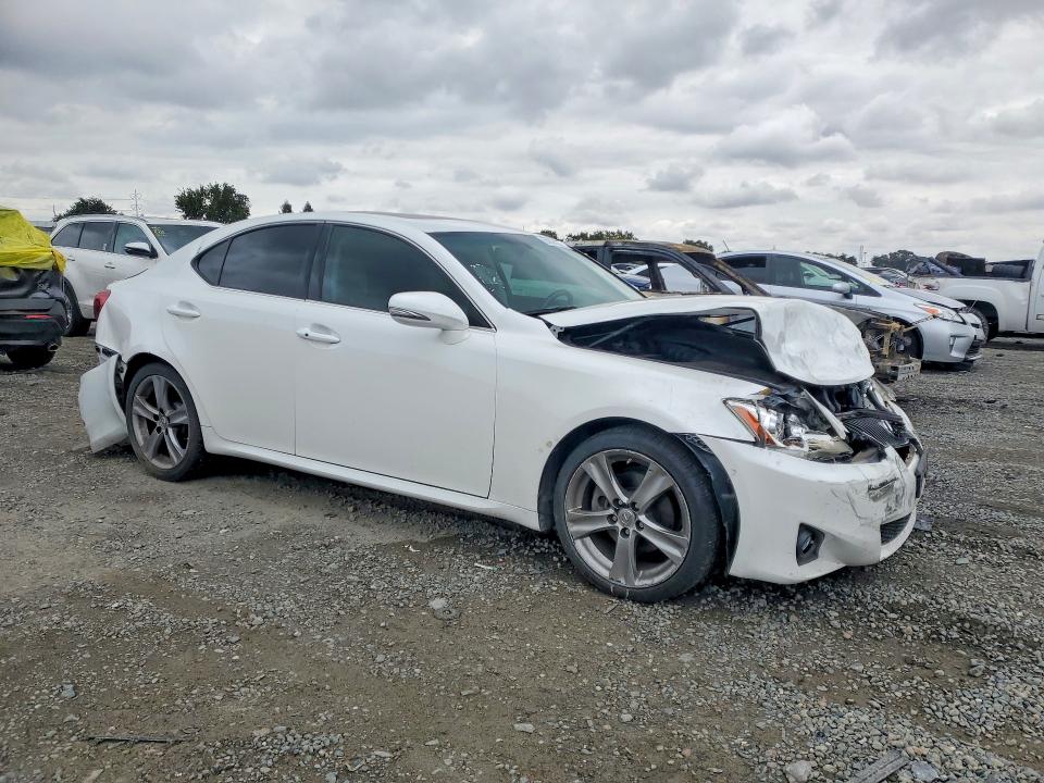 2012 Lexus Is VIN JTHBF5C27C2102369 COPART salvage auction — FRONT END, Ca - Salvage Certificate, sold $175 on 2026-07-07 (photo 4)