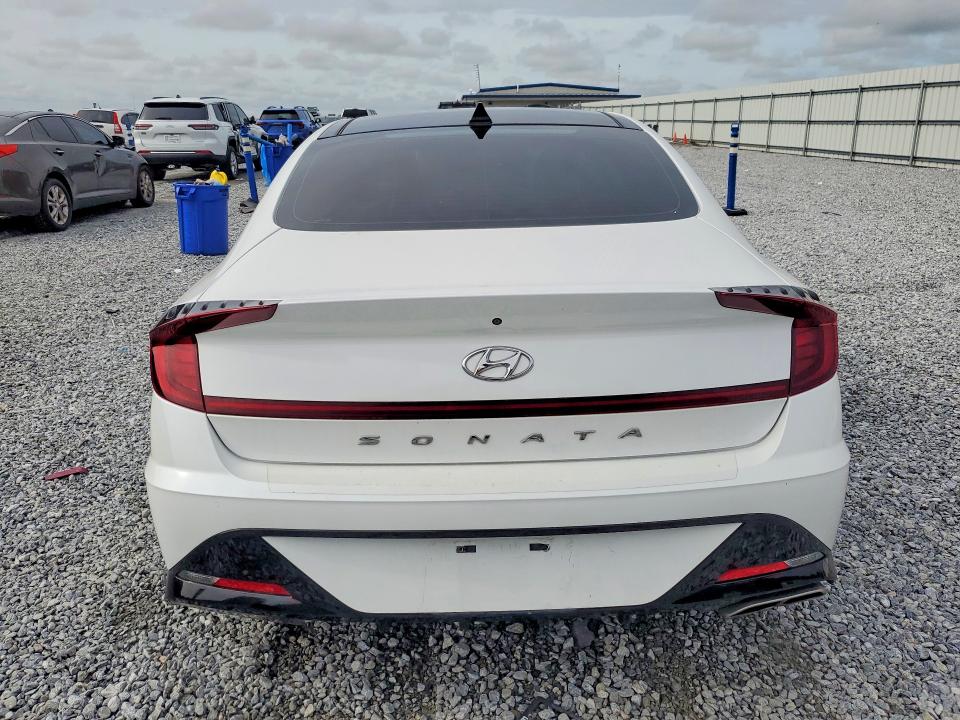 2022 Hyundai Sonata VIN KMHL14JA5NA221261 COPART salvage auction — FRONT END, Tx - Salvage Vehicle Title, sold $6,500 on 2026-07-27 (photo 6)