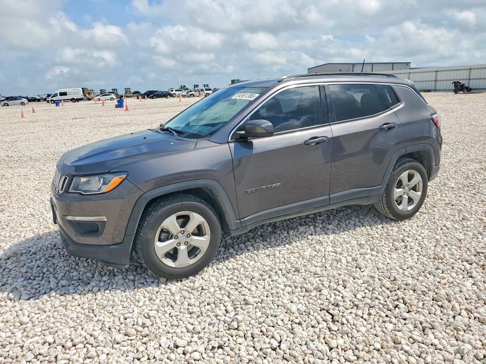 2021 Jeep VIN 3C4NJCBB4MT572233 COPART salvage auction — REAR END, Tx - Salvage Vehicle Title, sold $3,400 on 2026-07-09 (photo 1)