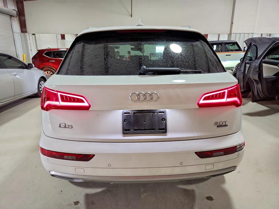 2018 Audi Q5 VIN WA1BNAFY4J2039056 COPART salvage auction — HAIL, Tx - Certificate Of Title, sold $175 on 2026-07-28 (photo 6)