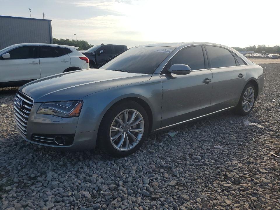 2013 Audi A8 VIN WAURGAFD7DN013224 COPART salvage auction — MINOR DENT/SCRATCHES, Nj - Cert Of Title-Salvage, sold $2,800 on 2026-07-20 (photo 1)