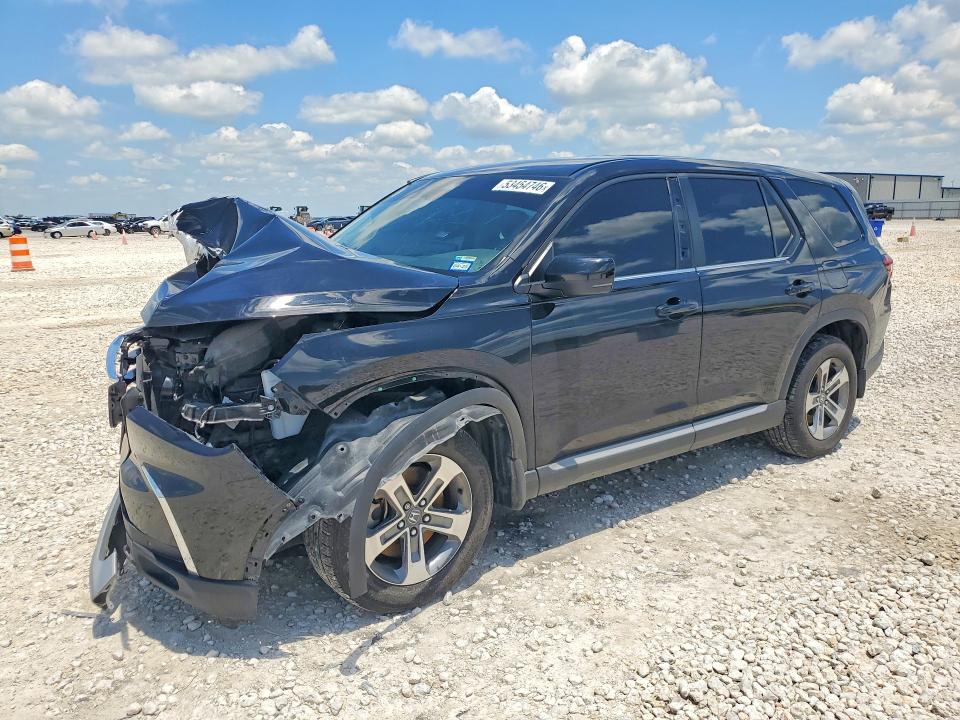 2023 Honda Pilot VIN 5FNYG2H56PB000588 COPART salvage auction — FRONT END, Tx - Salvage Vehicle Title, sold $7,000 on 2026-07-30 (photo 1)