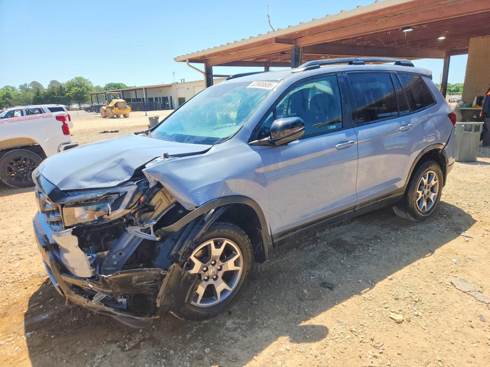 2023 Honda Passport VIN 5FNYF8H67PB041357 COPART salvage auction — FRONT END, Al - Cert Of Title-Salvage Title, sold $8,100 on 2026-07-08 (photo 1)