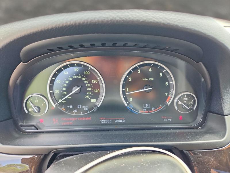 2013 BMW 5er VIN WBAFU7C52DDU68516 COPART salvage auction — FRONT END, Oh - Cert Of Title-Salvage, sold $525 on 2026-07-23 (photo 9)