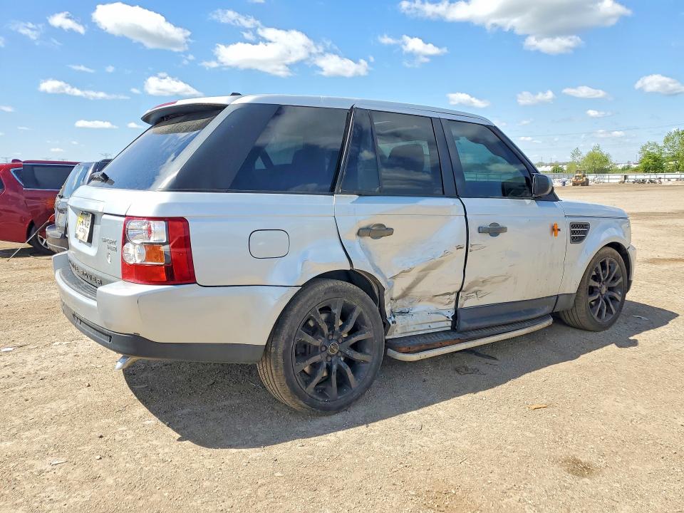 2008 Land rover RANGE ROVER VIN SALSK25458A140358 COPART salvage auction — ROLLOVER, Il - Salvage Certificate, sold $450 on 2026-07-14 (photo 3)