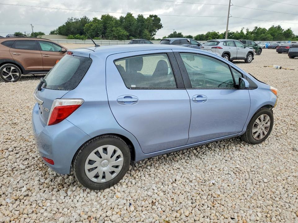 2014 Toyota Yaris VIN VNKKTUD39EA007534 COPART salvage auction — FRONT END, Tx - Salvage Vehicle Title, sold $1,400 on 2026-07-02 (photo 3)