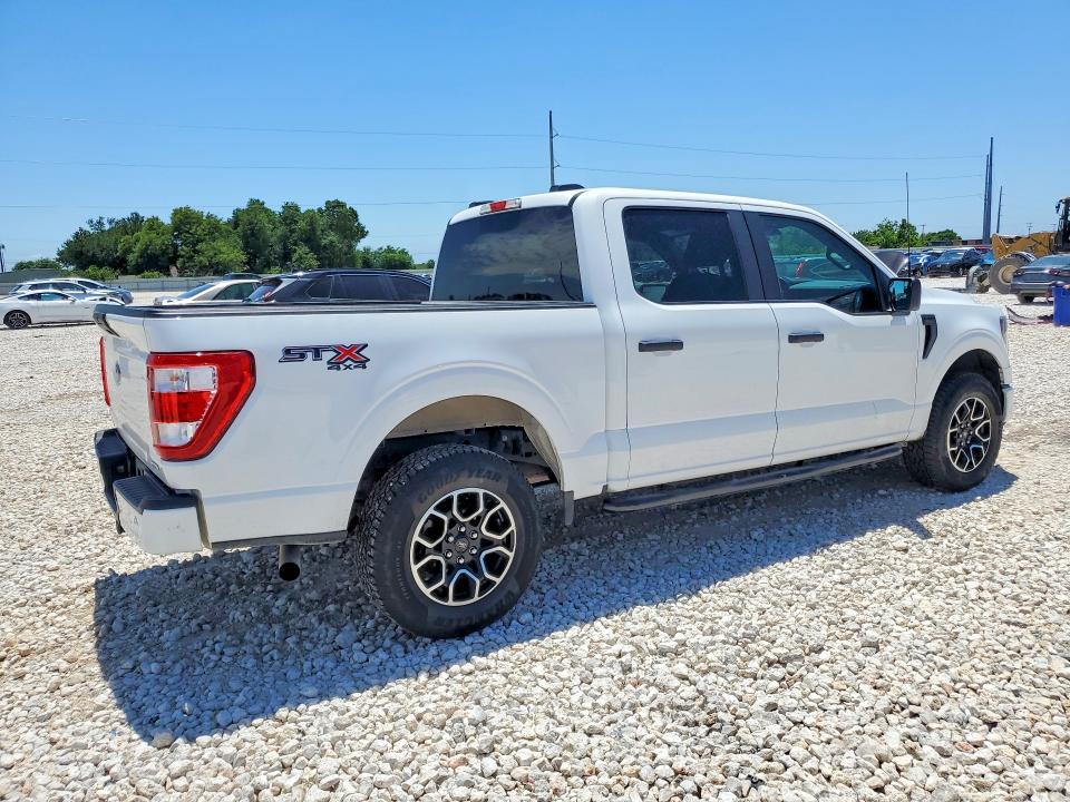 2023 Ford F-150 VIN 1FTEW1EP2PKF42912 COPART salvage auction — FRONT END, Tx - Salvage Vehicle Title, sold $7,200 on 2026-07-09 (photo 3)