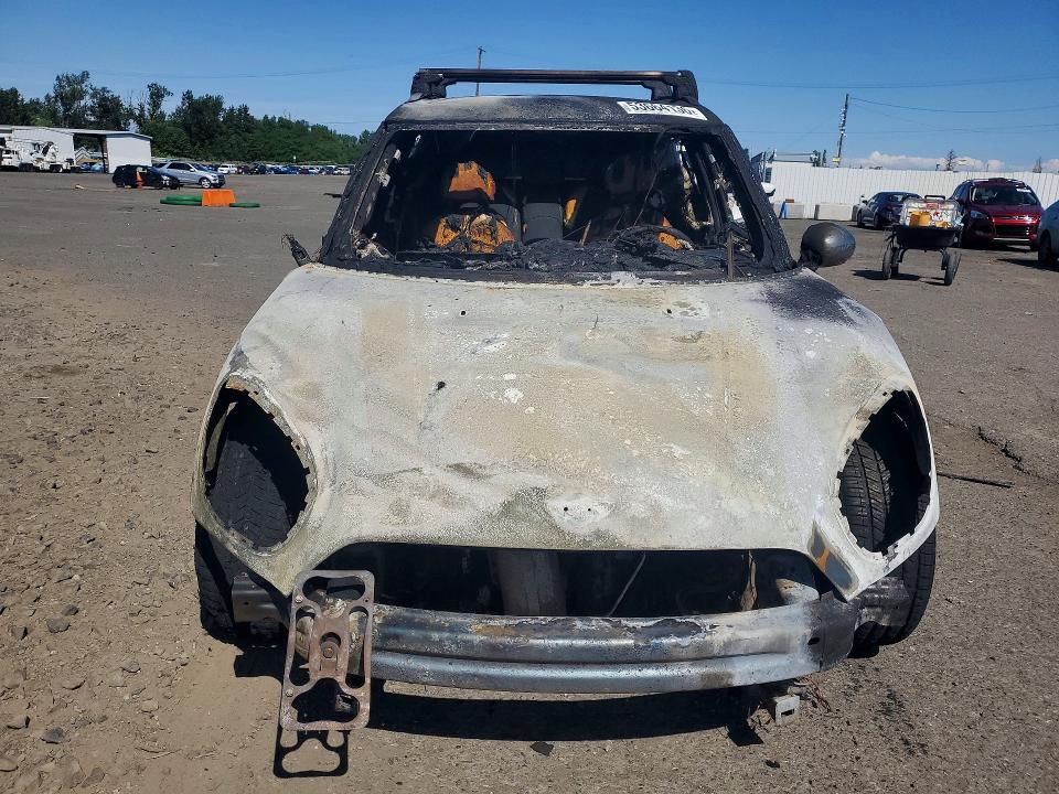 2012 Mini Cooper VIN WMWZC3C53CWL83602 COPART salvage auction — BURN, Or - Salvage Title Certificate, sold $300 on 2026-07-13 (photo 5)