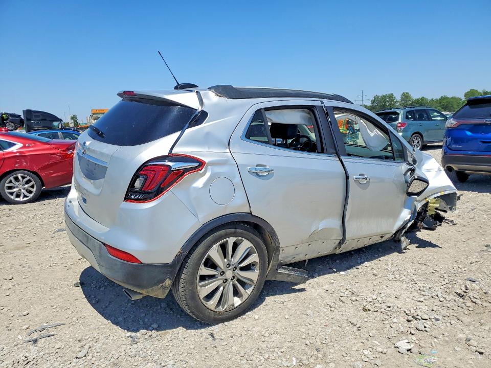 2017 Buick Encore VIN KL4CJASB2HB021862 COPART salvage auction — FRONT END, Oh - Cert Of Title-Salvage, sold $725 on 2026-07-14 (photo 3)