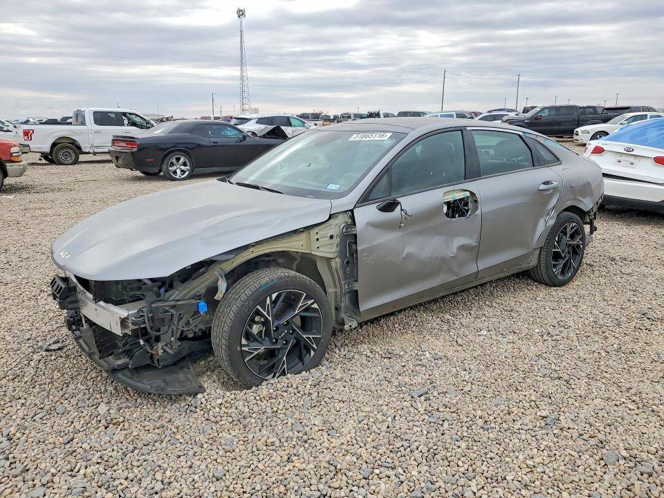 2025 Kia K5 VIN KNAG64J76S5322239 COPART salvage auction — FRONT END, Tx - Salvage Vehicle Title, sold $1,650 on 2026-07-28 (photo 1)