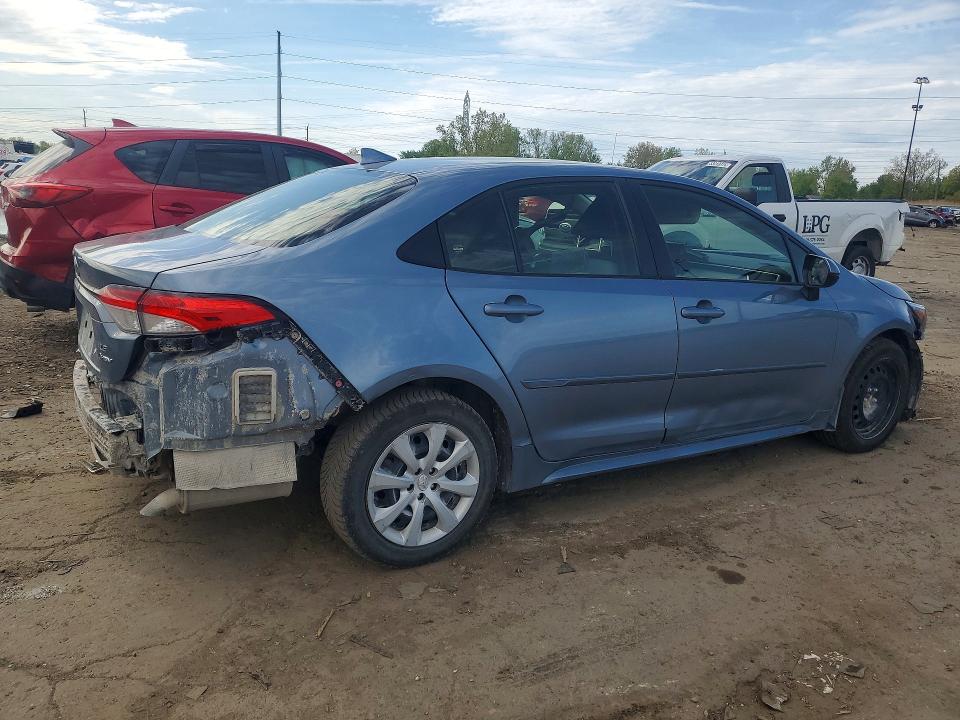 2025 Toyota VIN JTDBCMFE4SJ037656 COPART salvage auction — FRONT END, MI - CERTIFICATE OF TITLE, sold $4,950 on 2026-07-28 (photo 3)