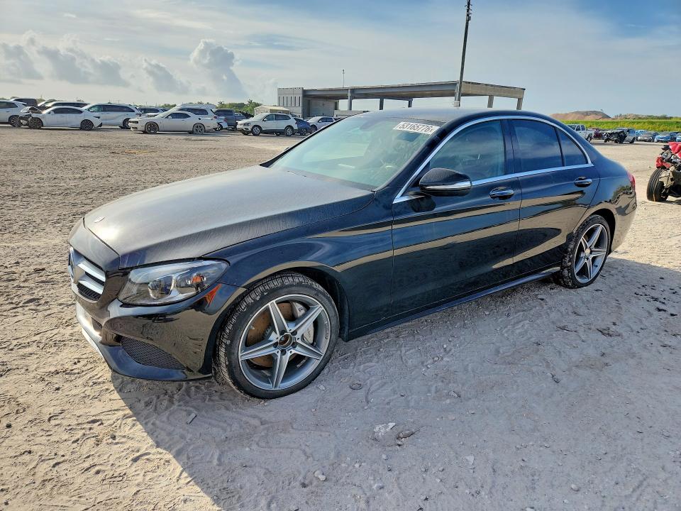 2015 Mercedes-benz C class VIN 55SWF6GB6FU032379 COPART salvage auction — MINOR DENT/SCRATCHES, FL - CERTIFICATE OF TITLE, sold $10,900 on 2026-07-23 (photo 1)