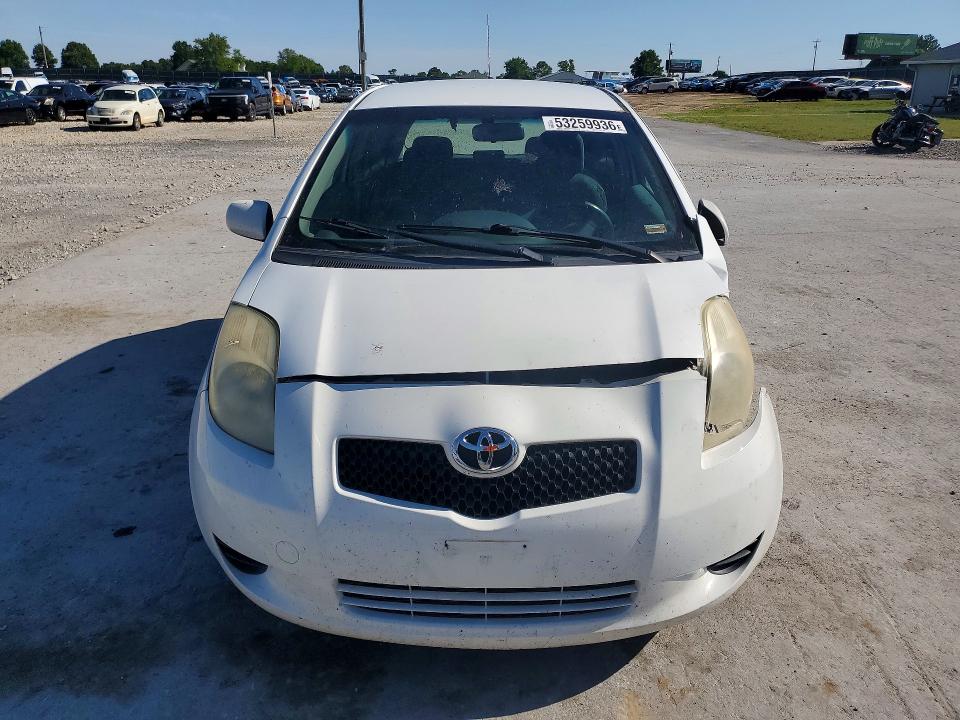 2008 Toyota Yaris VIN JTDJT923185153220 COPART salvage auction — FRONT END, Mo - Salvage Certificate Of Title, sold $475 on 2026-07-06 (photo 5)