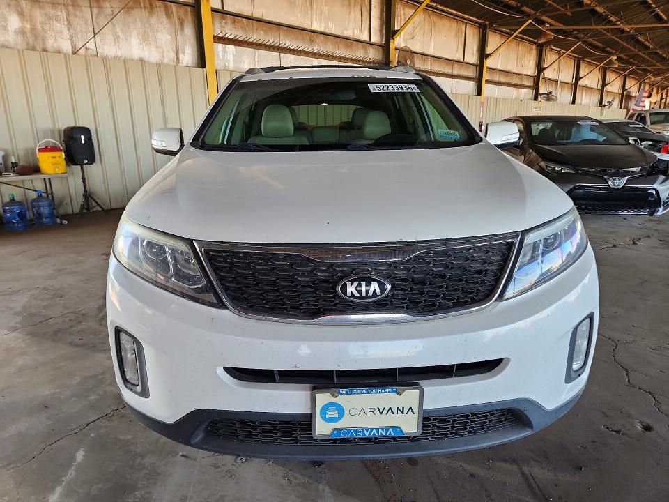 2014 Kia VIN 5XYKT4A63EG517739 COPART salvage auction — REAR END, Az - Cert Of Title - Salvage, sold $3,100 on 2026-07-20 (photo 5)