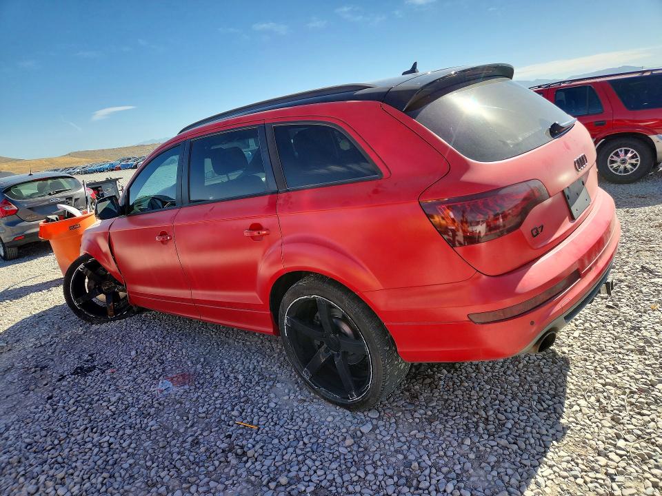 2015 Audi Q7 VIN WA1DGAFE4FD024772 COPART salvage auction — SIDE, Ut - Salvage Certificate, sold $2,600 on 2026-07-02 (photo 2)