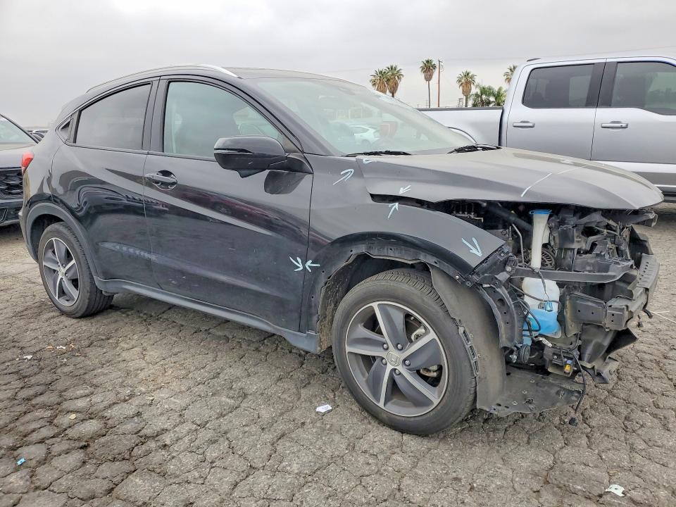 2022 Honda Hr-v VIN 3CZRU5H50NM736945 COPART salvage auction — FRONT END, Ca - Salvage Certificate, sold $4,800 on 2026-07-09 (photo 4)