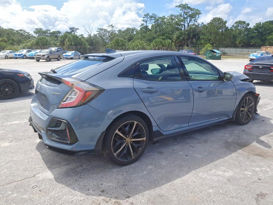 2020 Honda VIN SHHFK7H49LU221668 COPART salvage auction — FRONT END, Fl - Certificate Of Destruction, sold $3,700 on 2026-07-08 (photo 3)