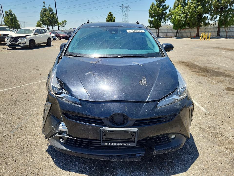 2022 Toyota Prius VIN JTDKAMFU5N3180587 COPART salvage auction — FRONT END, Ca - Salvage Certificate, sold $6,300 on 2026-07-02 (photo 5)