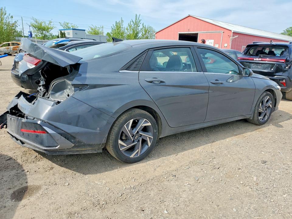 2025 Hyundai Elantra VIN KMHLN4DJ9SU175573 COPART salvage auction — REAR END, ON - PERMIT SALVAGE, sold $7,700 on 2026-07-16 (photo 3)