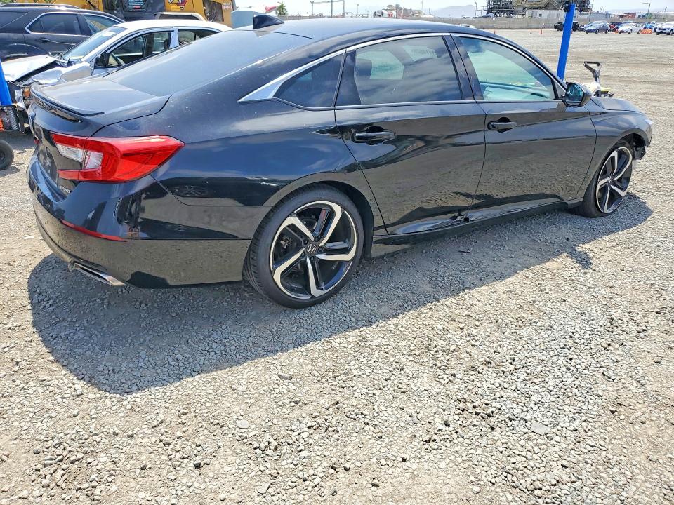 2022 Honda Accord VIN 1HGCV1F31NA023683 COPART salvage auction — FRONT END, Ca - Salvage Certificate, sold $7,700 on 2026-07-02 (photo 3)