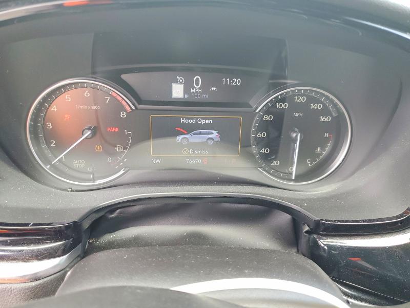 2023 Cadillac Xt6 VIN 1GYKPCRS3PZ152459 COPART salvage auction — FRONT END, Ca - Salvage Certificate, sold $6,400 on 2026-07-29 (photo 9)