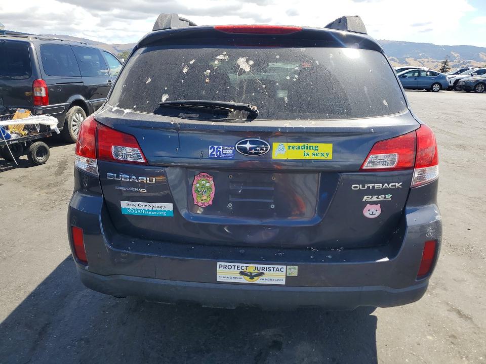 2013 Subaru Outback VIN 4S4BRBCC0D3233604 COPART salvage auction — FRONT END, Ca - Salvage Certificate, sold $225 on 2026-07-09 (photo 6)