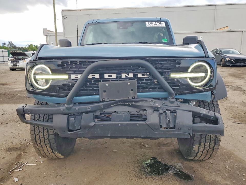 2022 Ford Bronco VIN 1FMEE5DP3NLA96008 COPART salvage auction — FRONT END, Va - Cert Of Title - Salvage, sold $17,600 on 2026-07-29 (photo 5)