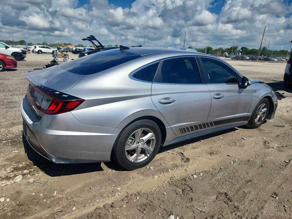 2021 Hyundai Sonata VIN 5NPEG4JA9MH095506 COPART salvage auction — FRONT END, Fl - Cert Of Title Slvg Rebuildable, sold $3,100 on 2026-07-09 (photo 3)